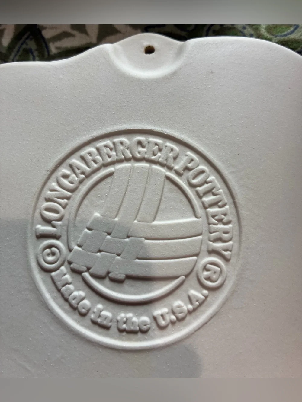 Longaberger 1995 Angel Series Cookie Mold. EC. 7.5”x6”. Original Box. “Love”